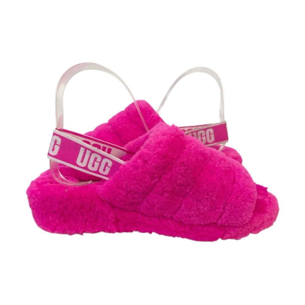 Ugg Fluff Ya Slipper Sandals Size 8 - Picture 5 of 9